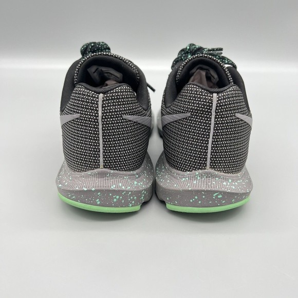Nike Run Swift Womens SZ 7.5 Gray Black Green Running Shoes AR1904-001 EUC - Picture 5 of 11